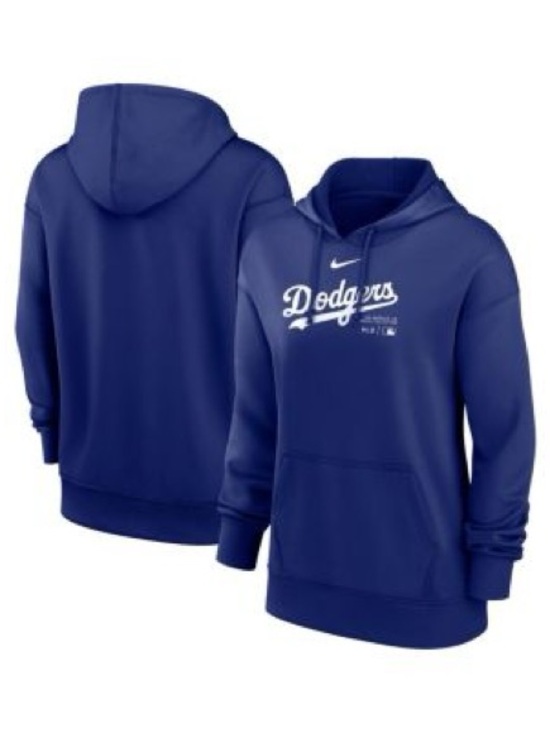 Nike Tops - Nike Women Los Angeles Dodgers Performance Pullover Hoodie - SMALL - NWOT